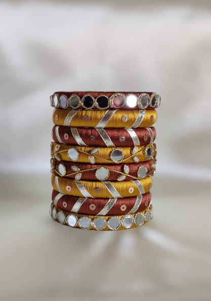 Taasha, handmade bangles, silk thread bangles, handmade bangles, handicrafts