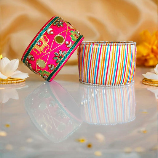 Taasha, handmade bangles, silk thread bangles, handmade, handicrafts