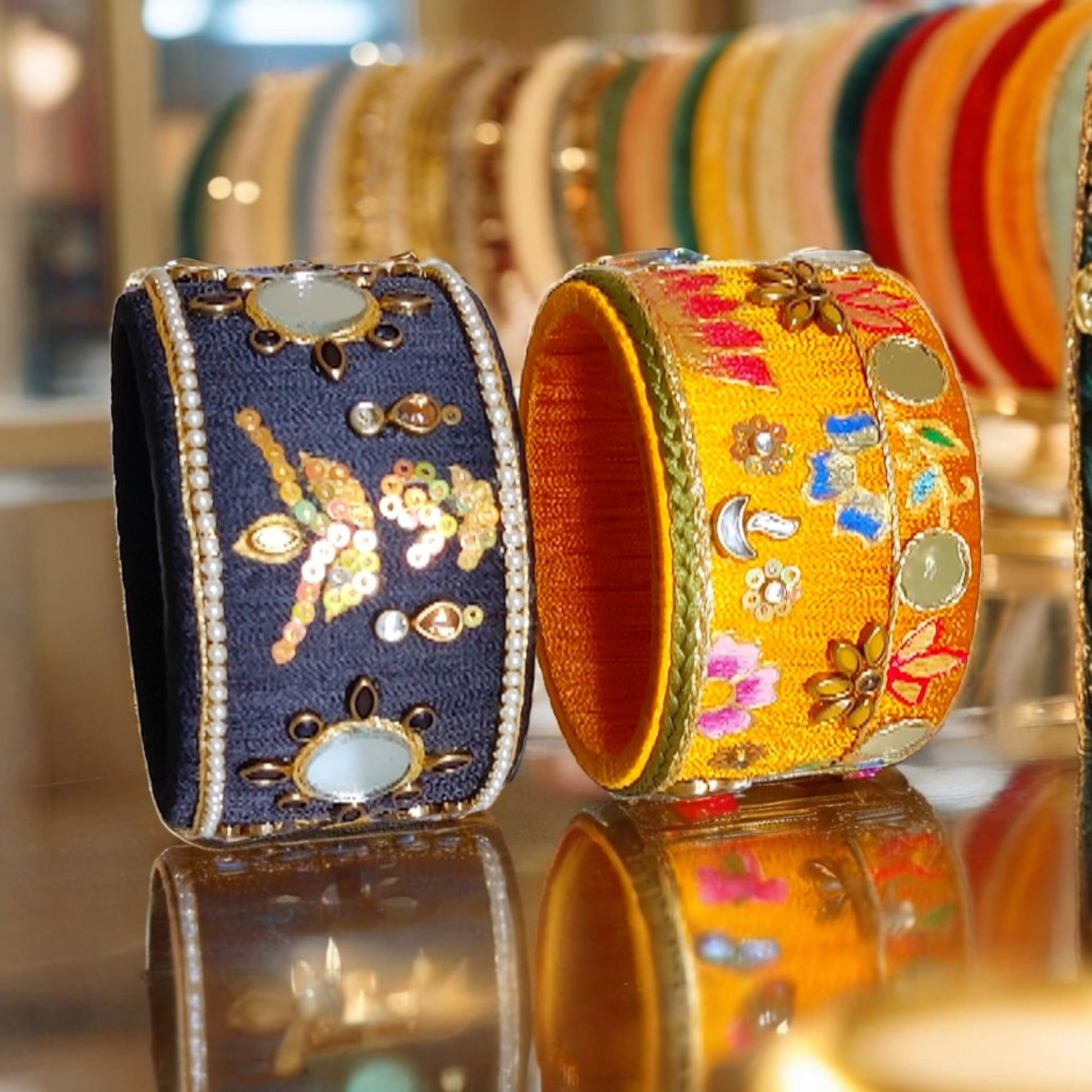 Taasha, handmade bagles, silk thread bangles, handmade bangles, handicrafts