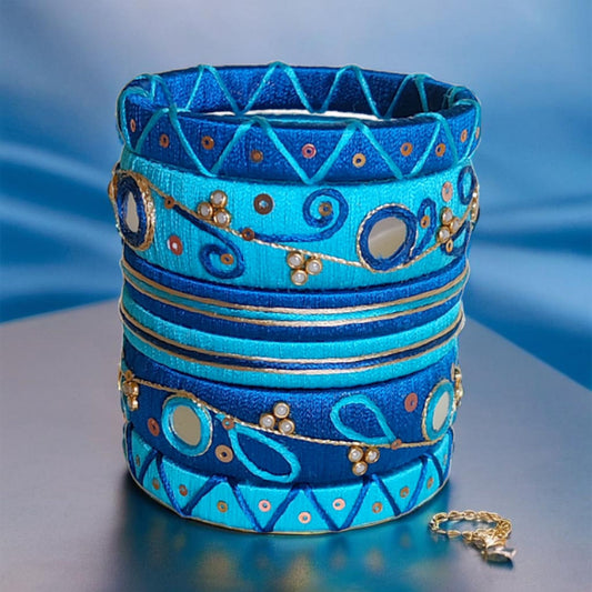 Taasha, handmade bagles, silk thread bangles, handmade bangles, handicrafts
