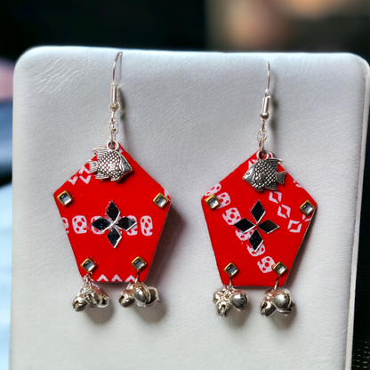 Taasha, handmade bangles, silk thread bangles, handmade earrings, handicrafts, fabric earrings