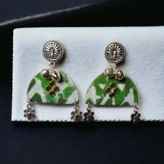 Taasha, handmade bangles, silk thread bangles, handmade earrings, handicrafts, fabric earrings