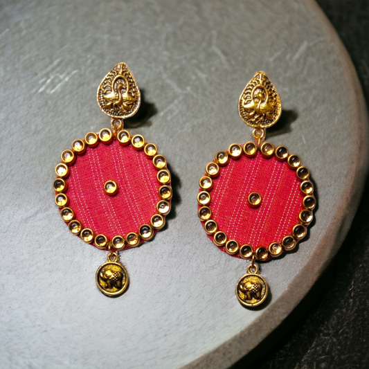 Taasha, handmade bangles, silk thread bangles, handmade earrings, handicrafts, fabric earrings
