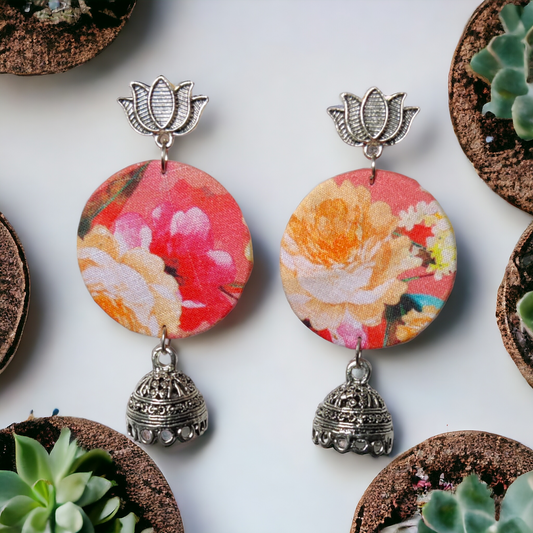 Taasha, handmade bangles, silk thread bangles, handmade earrings, handicrafts, fabric earrings