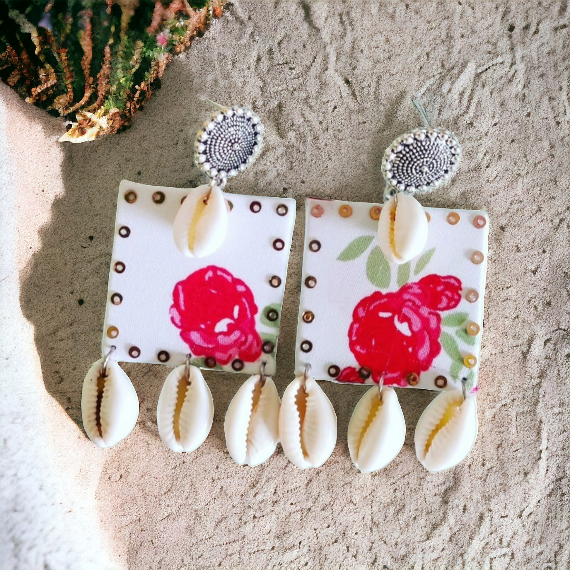 Taasha, handmade bangles, silk thread bangles, handmade earrings, handicrafts, fabric earrings