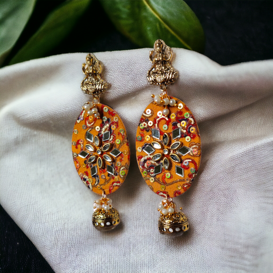 Taasha, handmade bangles, silk thread bangles, handmade earrings, handicrafts, fabric earrings