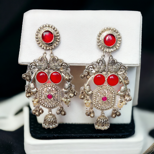 Jaipuri Earrings - XJ34 - Jumbo Size