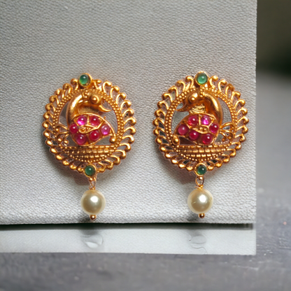 Traditional Peacock Earrings