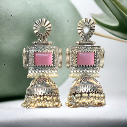 Jaipuri Jhumkas - XJ25 - Jumbo Size