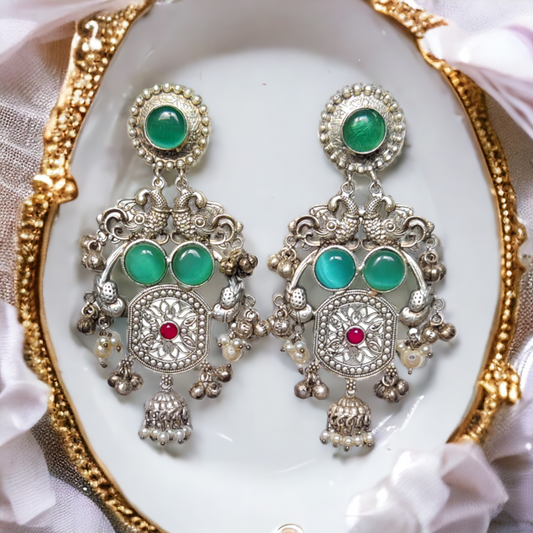 Jaipuri Earrings - XJ37 - Jumbo Size