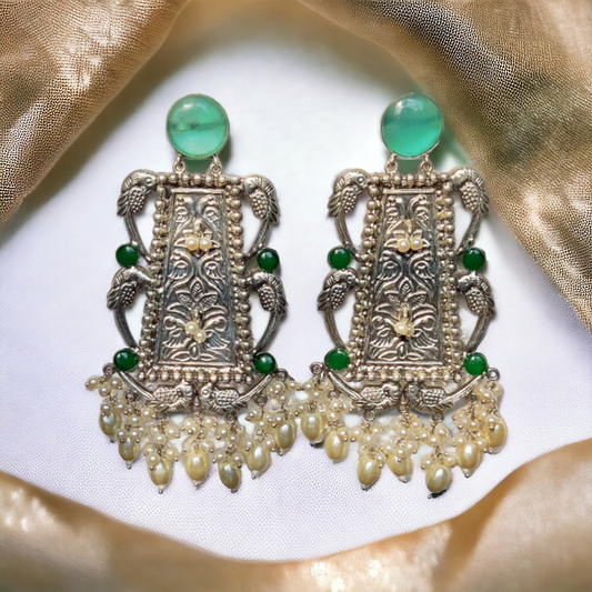 Jaipuri Earrings - XJ35 - Jumbo Size
