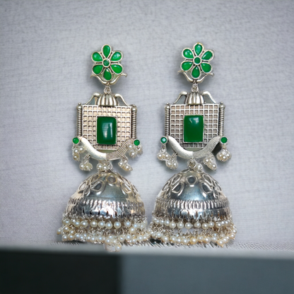 Jaipuri Jhumkas - XJ33 - Jumbo Size