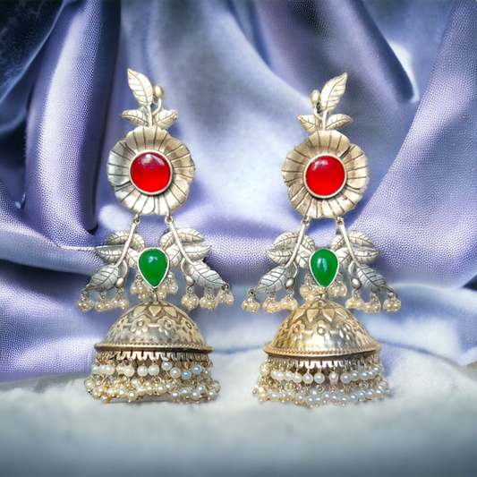 Jaipuri Jhumkas - XJ24 - Jumbo Size