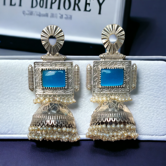 Jaipuri Jhumkas - XJ23 - Jumbo Size