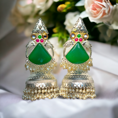 Jaipuri Jhumkas - XJ21 - Jumbo Size