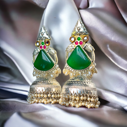 Jaipuri Jhumkas - XJ21 - Jumbo Size
