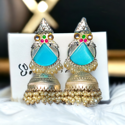 Jaipuri Jhumkas - XJ22 - Jumbo Size