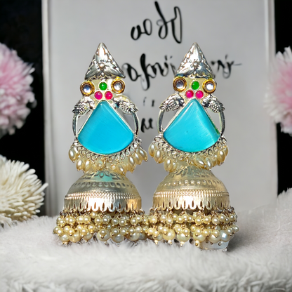 Jaipuri Jhumkas - XJ22 - Jumbo Size