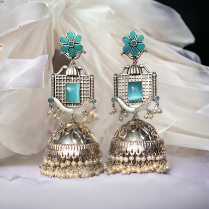 Jaipuri Jhumkas - XJ20 - Jumbo Size
