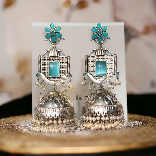 Jaipuri Jhumkas - XJ20 - Jumbo Size