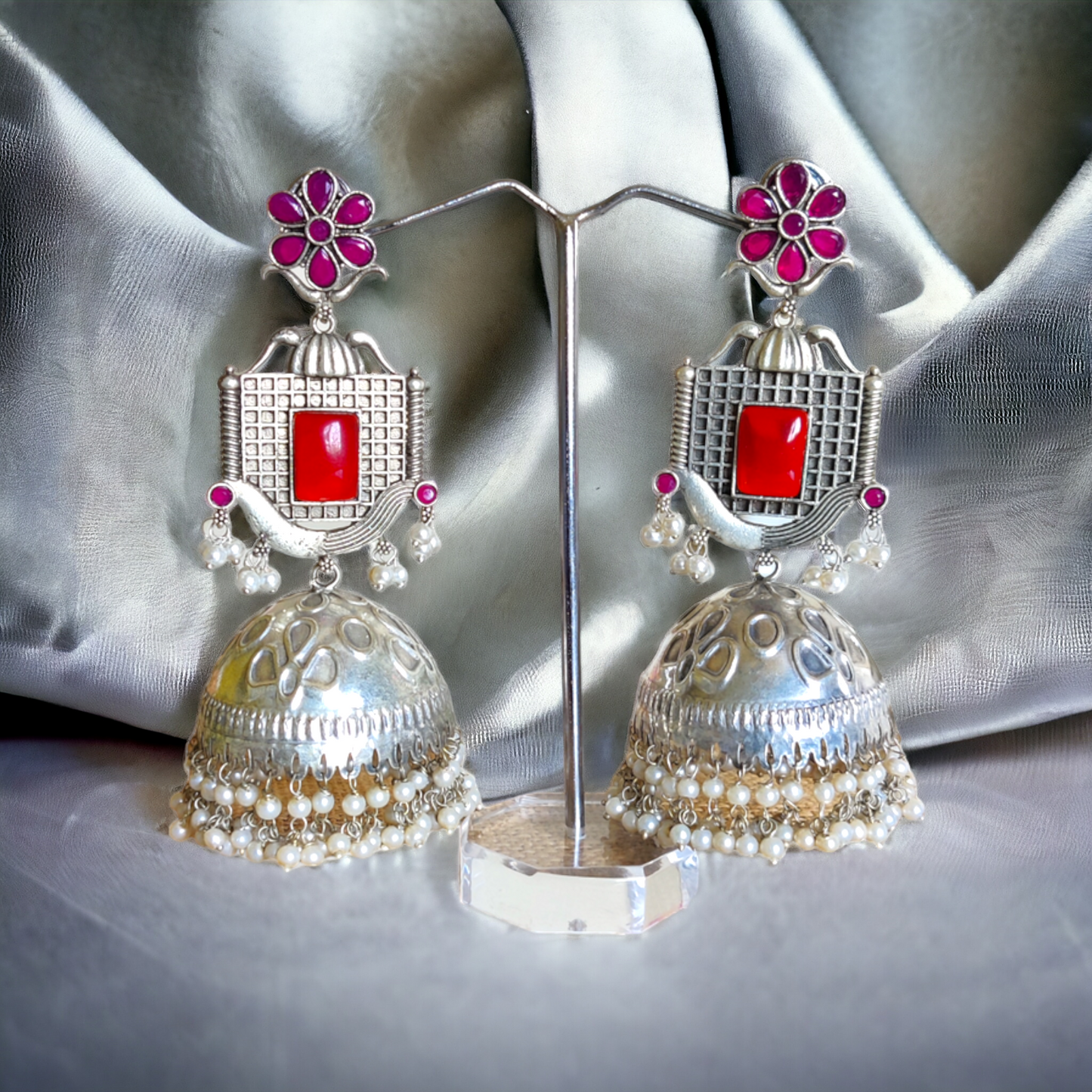 Jaipuri Jhumkas - XJ19 - Jumbo Size