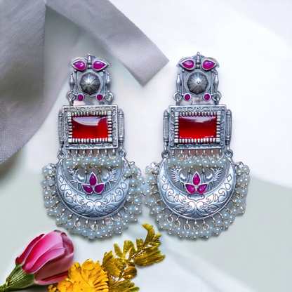 Jaipuri Earrings - XJ01 - Jumbo Size
