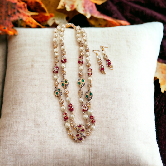 Meenakari Long Necklace - KC14