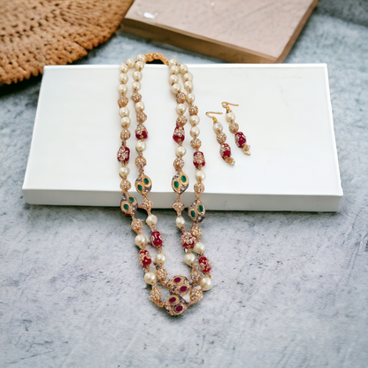 Meenakari Long Necklace - KC14