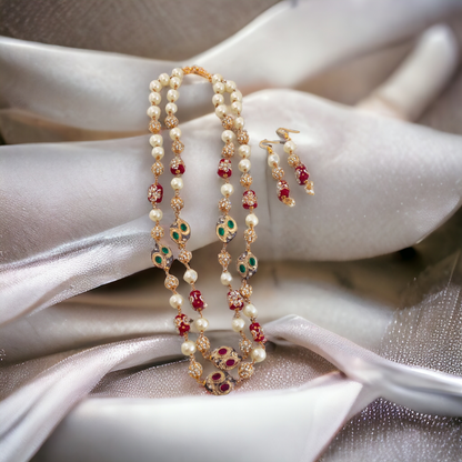 Meenakari Long Necklace - KC14