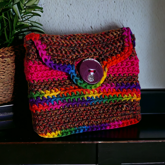 Yarn, crochet Handmade Coin Purse