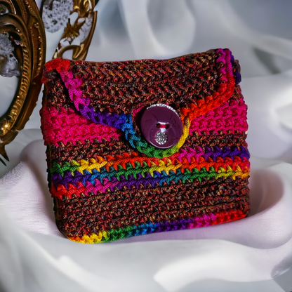 Yarn, crochet Handmade Coin Purse