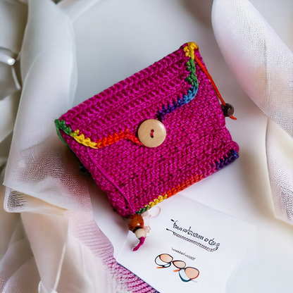 Yarn, crochet Handmade Coin Purse