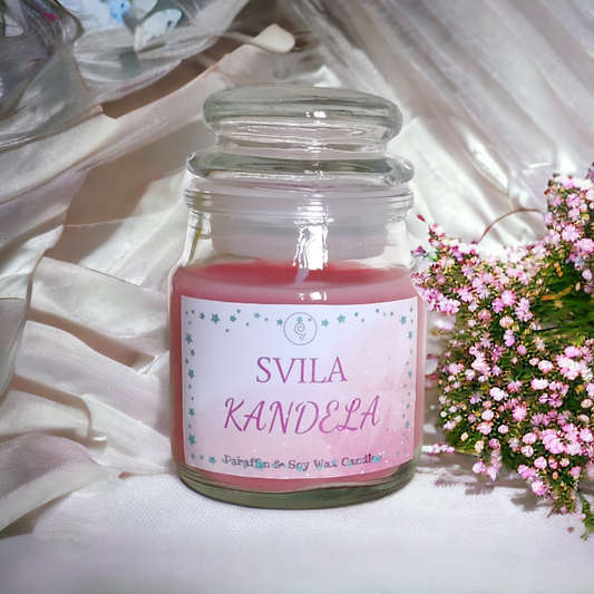 Scented Jar Candle - Pink