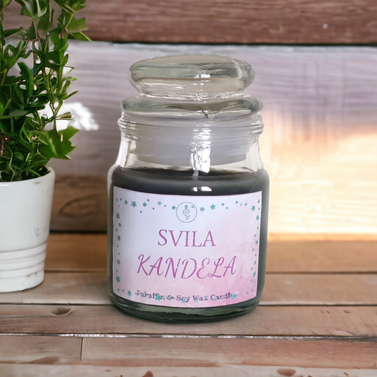 Scented Jar Candle - Black