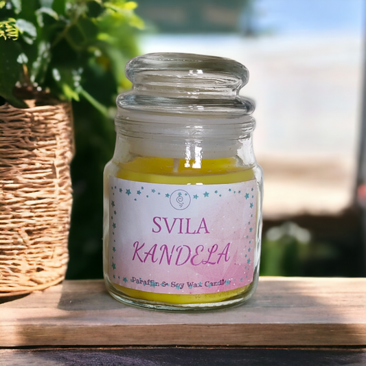 Scented Jar Candle - Yellow