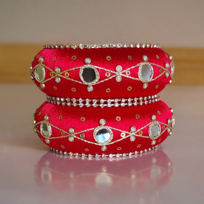 Taasha, handmade bagles, silk thread bangles, handmade bangles, handicrafts