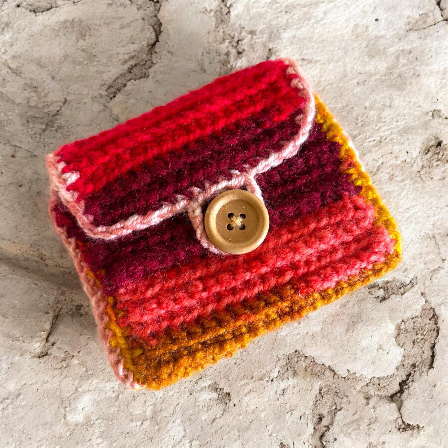 Multi Color Yarn Mini Purse