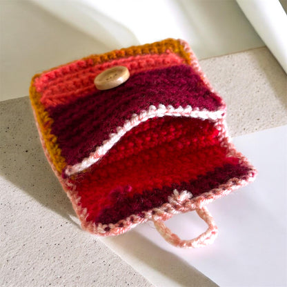 Multi Color Yarn Mini Purse
