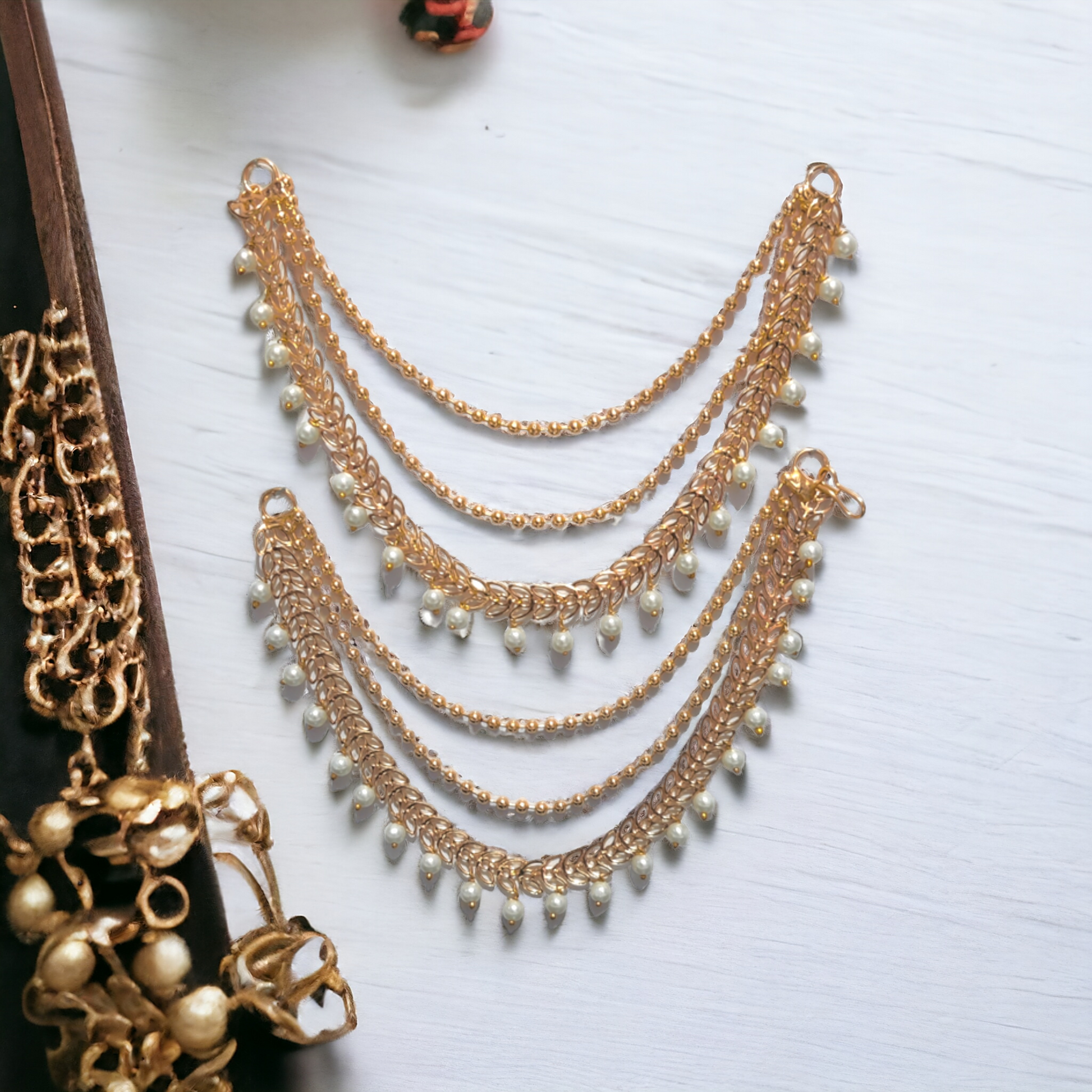 Temple jewellery, Matil, Traditional Jewellery, Ethnic Jewellery, Jhumkas