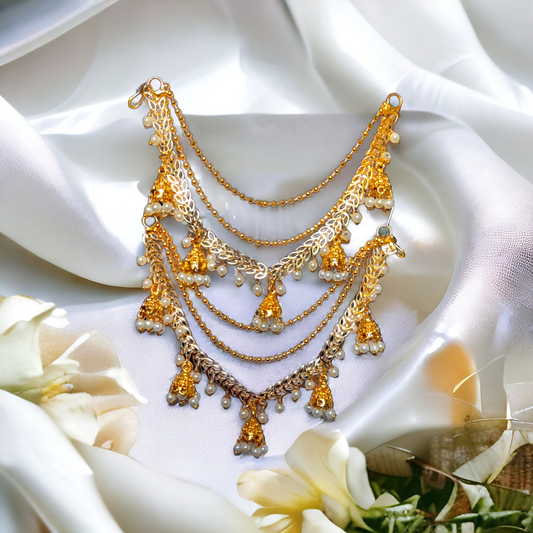 Temple jewellery, Matil, Traditional Jewellery, Ethnic Jewellery, Jhumkas, Kushal's Fashion Jewels