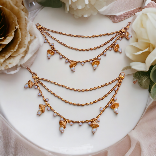 Temple jewellery, Matil, Traditional Jewellery, Ethnic Jewellery, Jhumkas, Kushal's Fashion Jewels