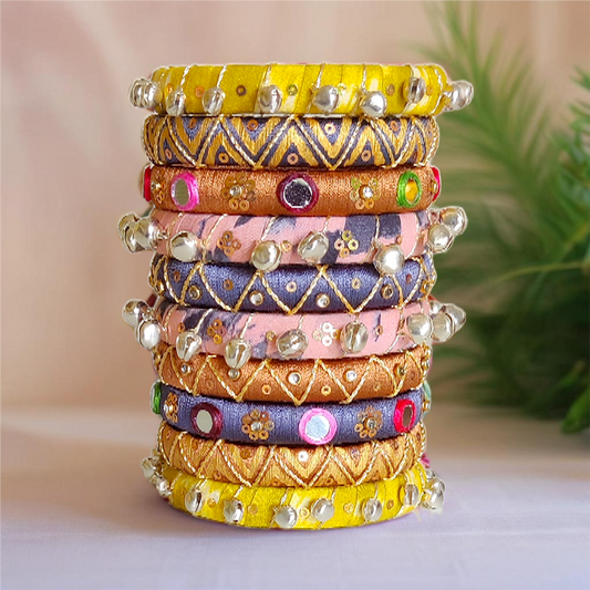 Taasha, handmade bangles, silk thread bangles, handmade, handicrafts