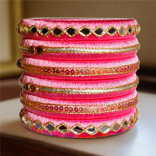 Taasha, handmade bangles, silk thread bangles, handmade, handicrafts