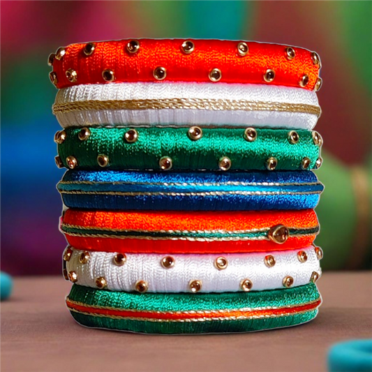 Taasha, handmade bangles, silk thread bangles, handmade, handicrafts