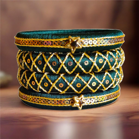 Taasha, handmade bangles, silk thread bangles, handmade, handicrafts